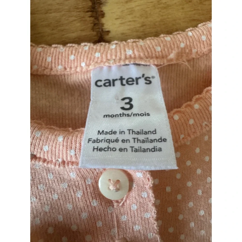 Baby Girls 4 Piece Bundle Carter's Child of Mine‎ Daddy's Little Lady 0-3M
